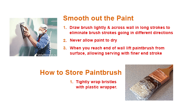 Tips To Use a Paintbrush / Painting Brush | Painter’s advice