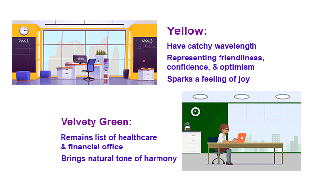 6 Best Colour for Office Spaces | Trending office wall colour