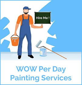 WOW Per Dat Painting Services In Delhi by Home Glazer