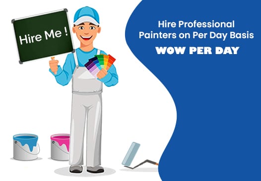 WOW per day painting services in Delhi by Home Glazer